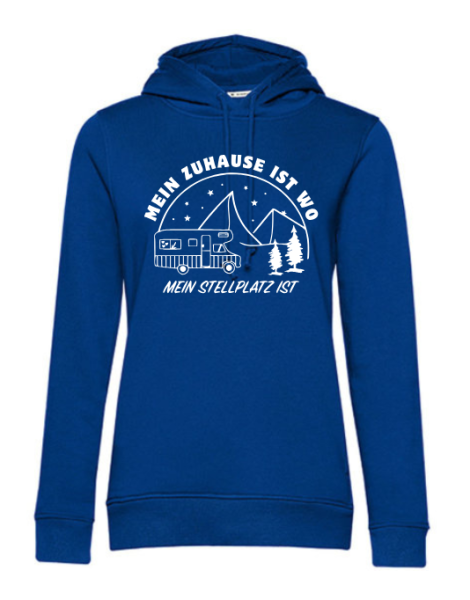 Hoodie "Zuhause ist, wo mein Stellplatz ist"